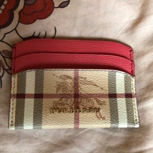 Burberry Classic Check and Leather Cardcase